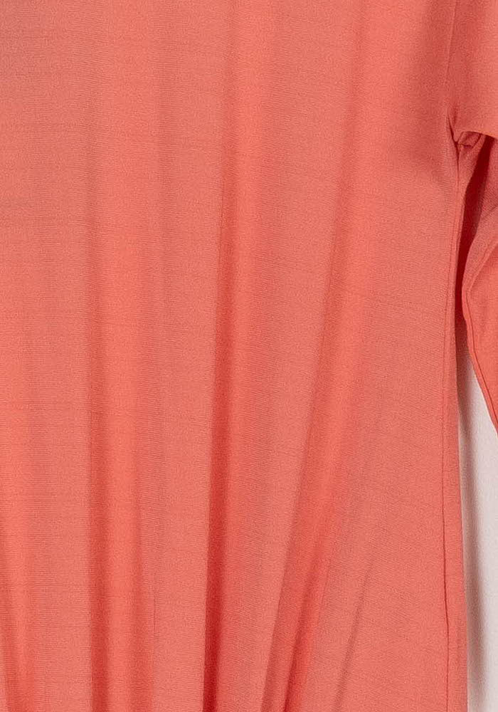 Robe Mi-Longue Rose - Taille S/36 de la marque Paule Ka | PARAD99408 - Vendu par Paradigme - Image 3