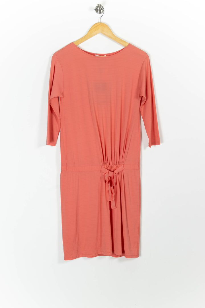 Robe Mi-Longue Rose - Taille S/36 de la marque Paule Ka | PARAD99408 - Vendu par Paradigme - Image 2