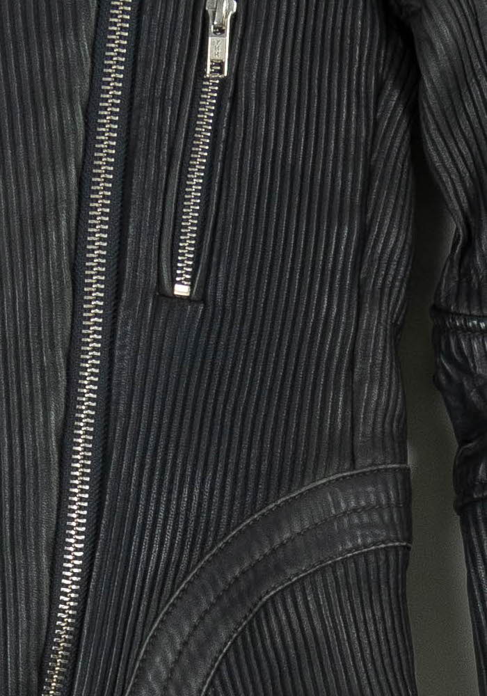Veste Motard Grise - Taille S/36 de la marque Maje | PARAD99409 - Vendu par Paradigme - Image 3
