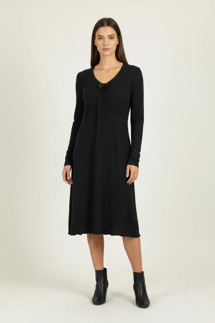 Robe Midi Grise - Taille M/38 de la marque Marina Rinaldi | PARAD99410 - Vendu par Paradigme - Image 1
