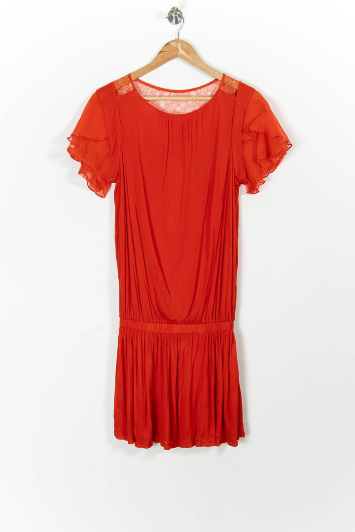 Robe Courte Rouge - Taille S/36 de la marque Vanessa Bruno - Athé | PARAD99411 - Vendu par Paradigme - Image 2