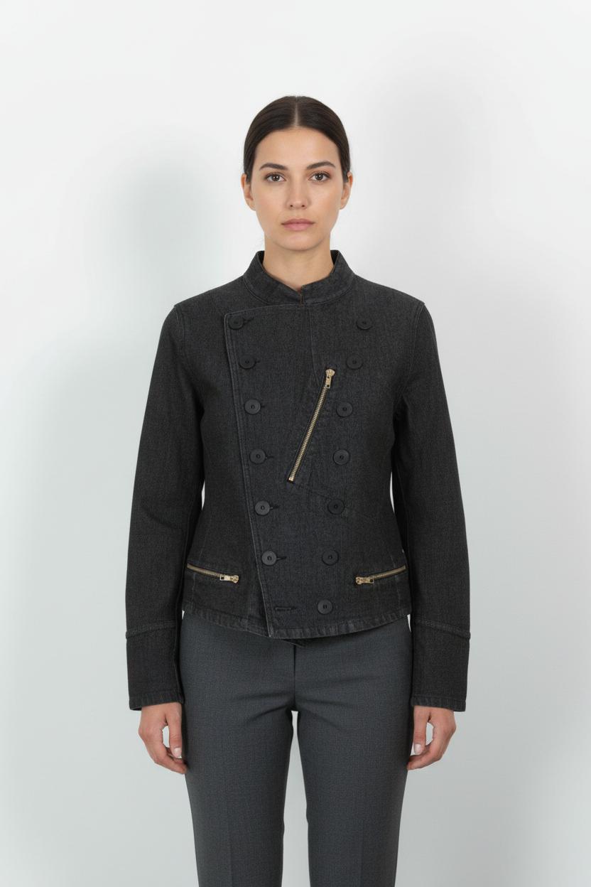 Blouson Gris - Taille L/40 de la marque Agnès b. | PARAD99414 - Vendu par Paradigme - Image 1