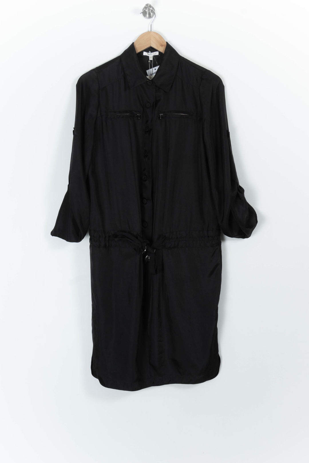 Robe Chemise Noire - Taille S/36 de la marque Paule Ka | PARAD99420 - Vendu par Paradigme - Image 2