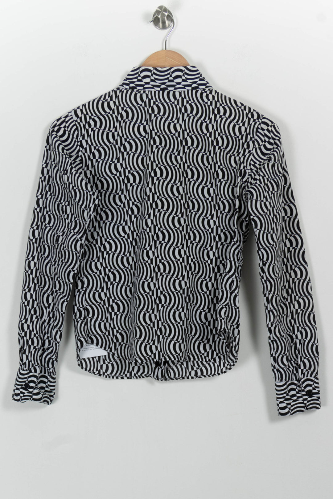 Chemise Noire et Blanche - Taille S/36 de la marque Agnès b. | PARAD99421 - Vendu par Paradigme - Image 4