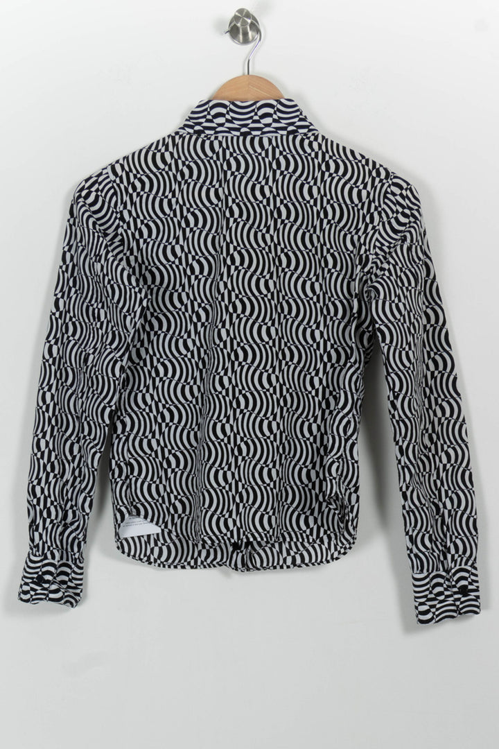 Chemise Noire et Blanche - Taille S/36 de la marque Agnès b. | PARAD99421 - Vendu par Paradigme - Image 4