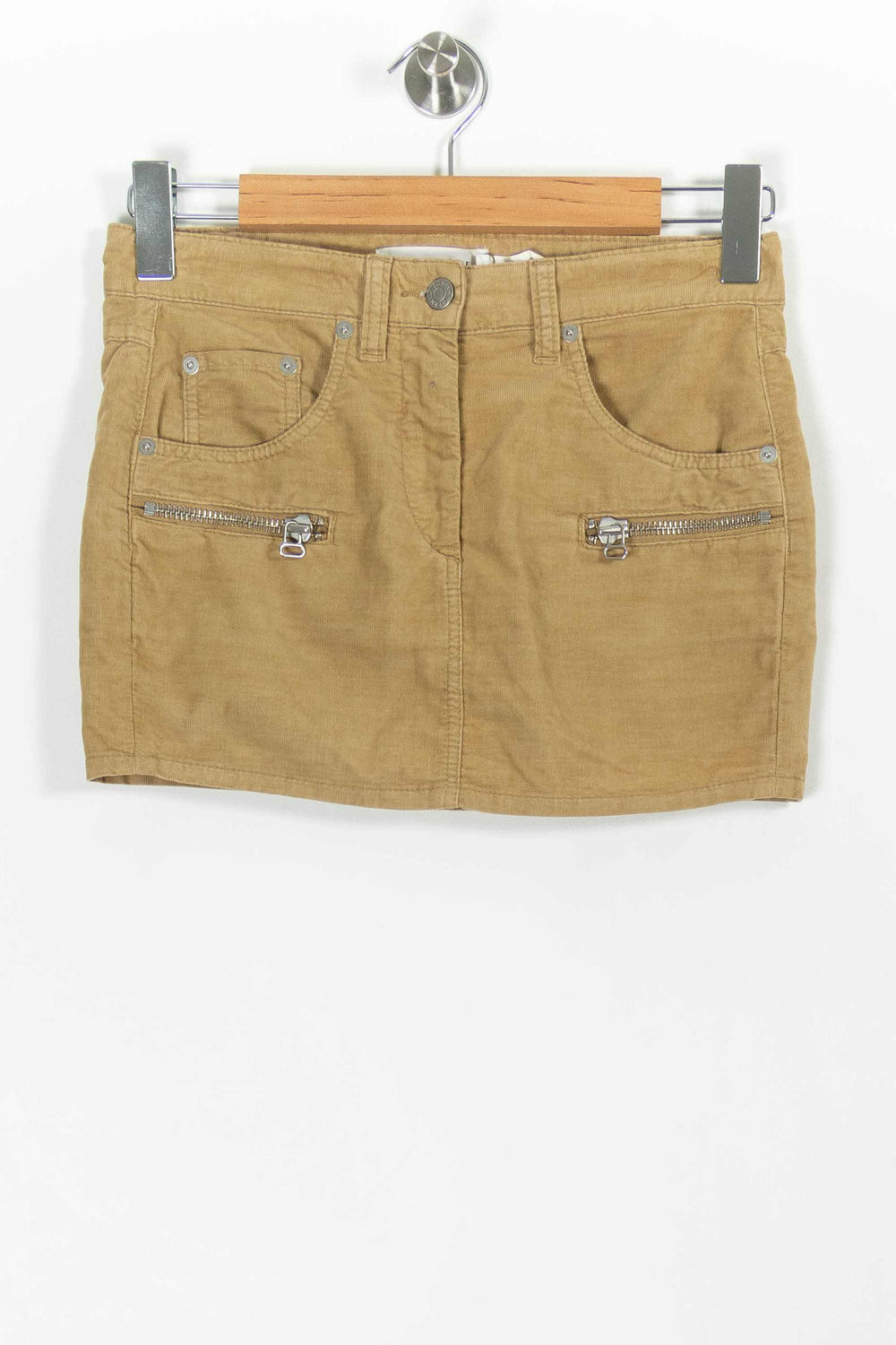 Jupe en Velours Beige - Taille S/36 de la marque Isabel Marant étoile | PARAD99424 - Vendu par Paradigme - Image 2