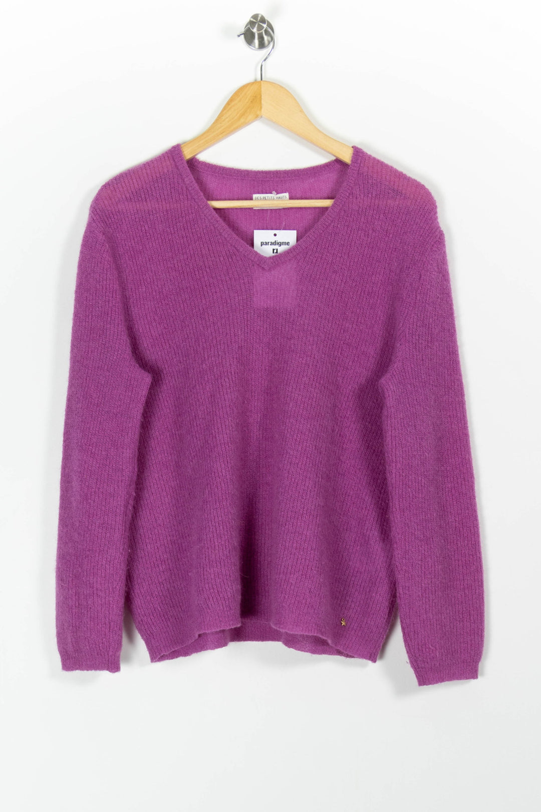 Pull Rose - Taille S/36 de la marque Des petits hauts | PARAD99429 - Vendu par Paradigme - Image 2