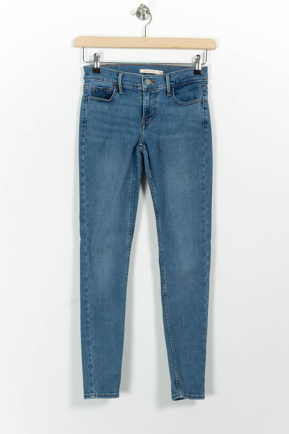 Jean Skinny Bleu - Taille XS/34 de la marque Levi's | PARAD99434 - Vendu par Paradigme - Image 2