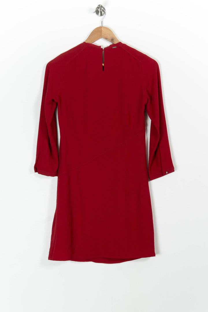 Robe Midi Bordeaux - Taille XS/34 de la marque IKKS | PARAD99442 - Vendu par Paradigme - Image 4