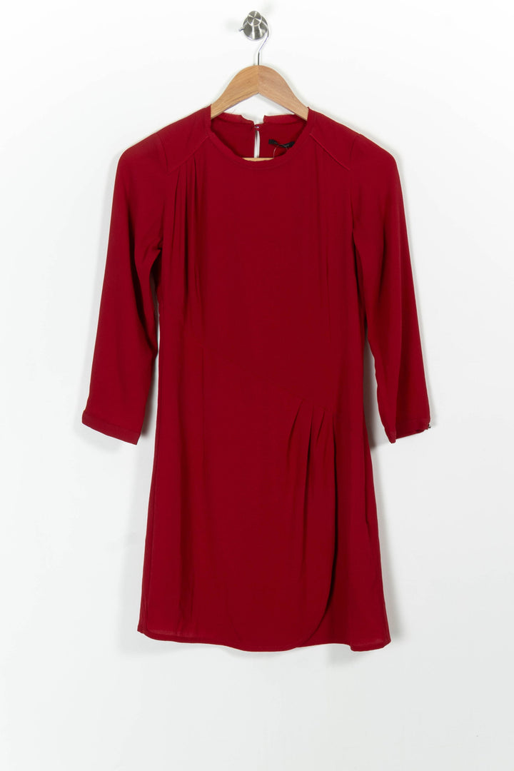 Robe Midi Bordeaux - Taille XS/34 de la marque IKKS | PARAD99442 - Vendu par Paradigme - Image 2