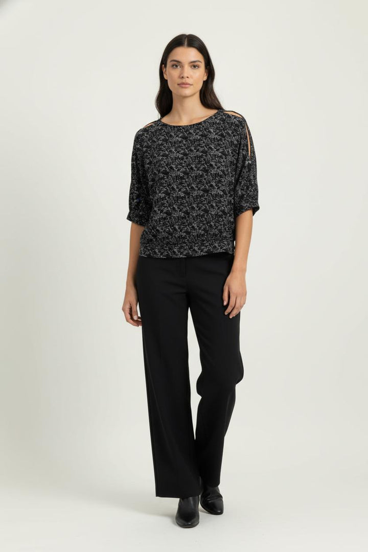 Blouse Noire et Blanche - Taille XS/34 de la marque Comptoir des Cotonniers | PARAD99444 - Vendu par Paradigme - Image 1