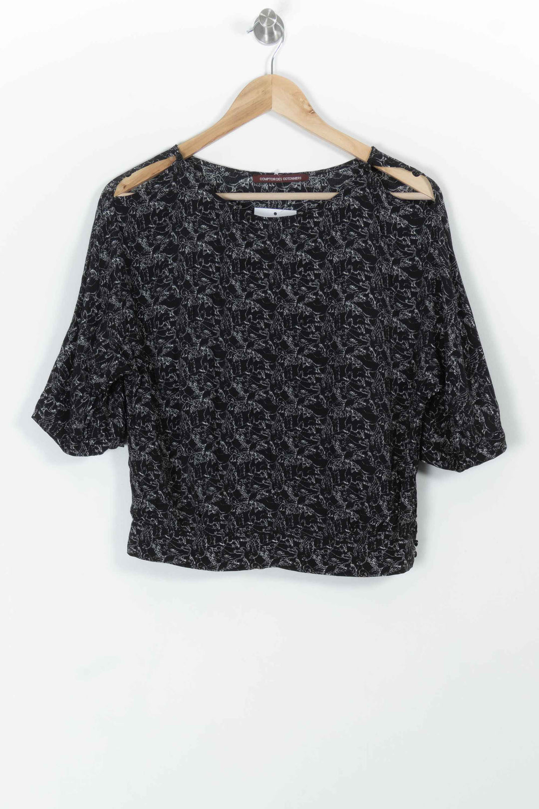 Blouse Noire et Blanche - Taille XS/34 de la marque Comptoir des Cotonniers | PARAD99444 - Vendu par Paradigme - Image 2