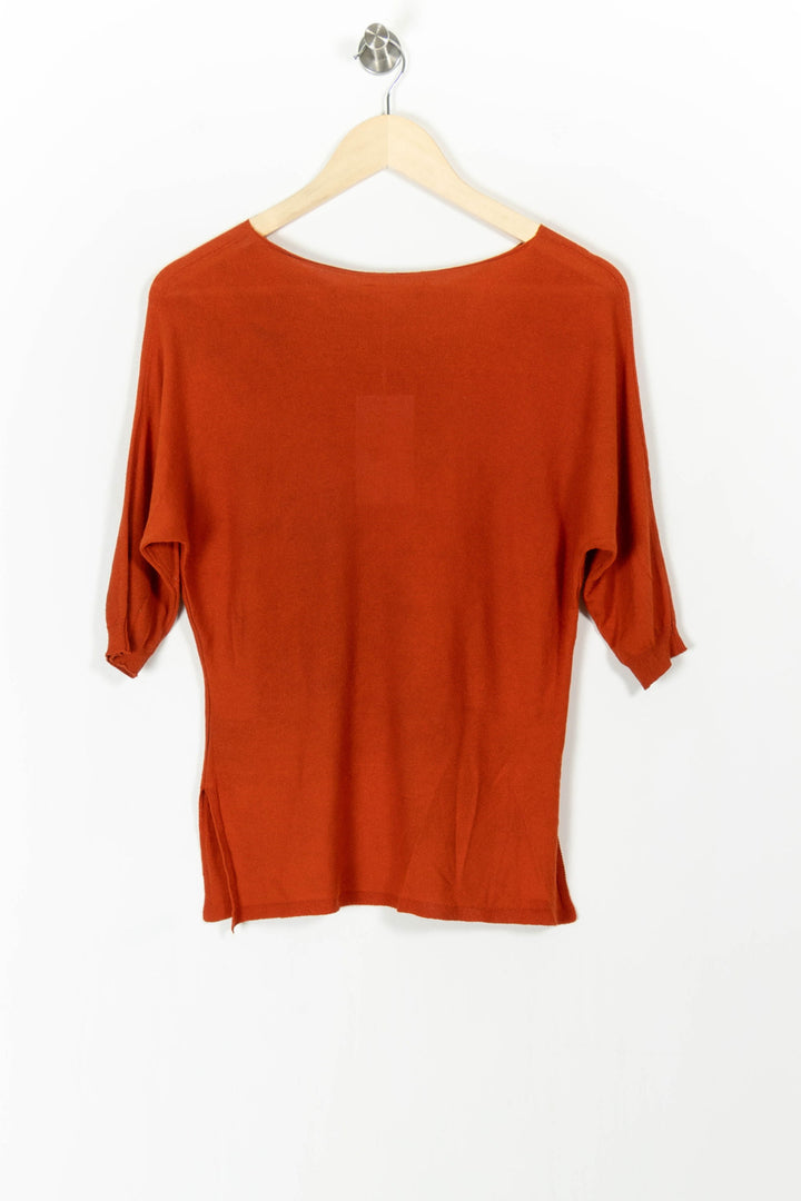 Pull Orange - Taille XS/34 de la marque La Fée Maraboutée | PARAD99446 - Vendu par Paradigme - Image 4