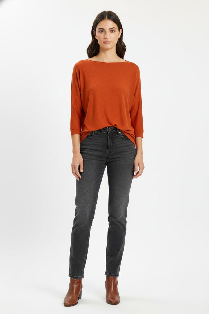 Pull Orange - Taille XS/34 de la marque La Fée Maraboutée | PARAD99446 - Vendu par Paradigme - Image 1