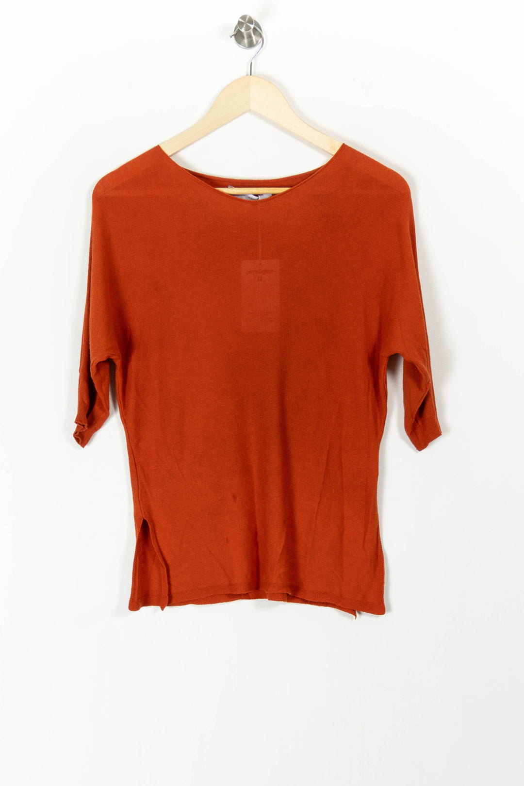Pull Orange - Taille XS/34 de la marque La Fée Maraboutée | PARAD99446 - Vendu par Paradigme - Image 2