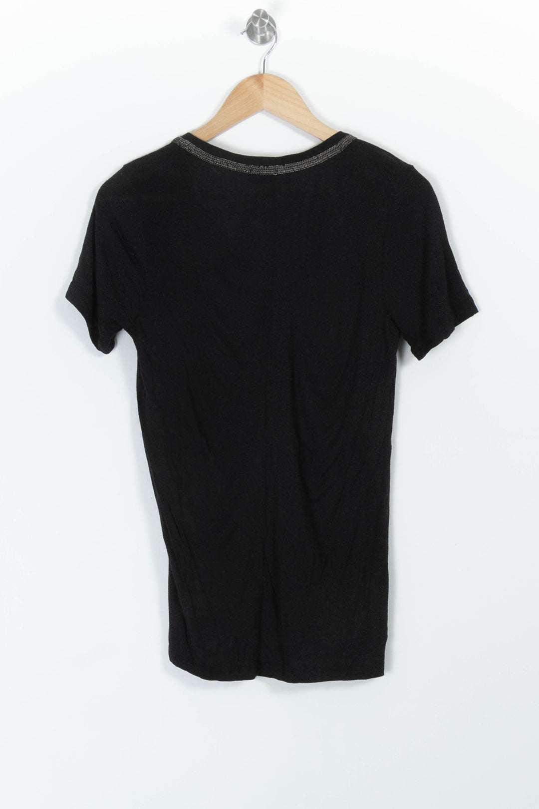 Tee-shirt Noir - Taille S/36 de la marque The Kooples | PARAD99447 - Vendu par Paradigme - Image 4