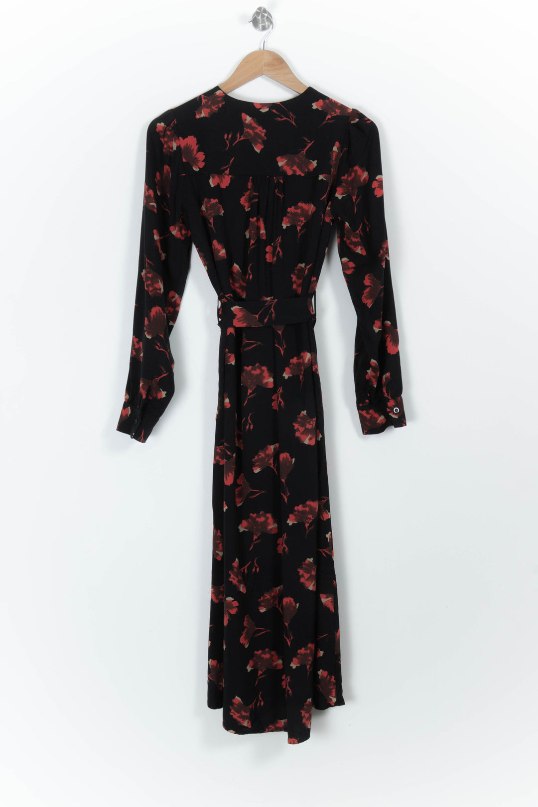 Robe Longue Noire et Rouge - Taille S/36 de la marque La Fée Maraboutée | PARAD99450 - Vendu par Paradigme - Image 4