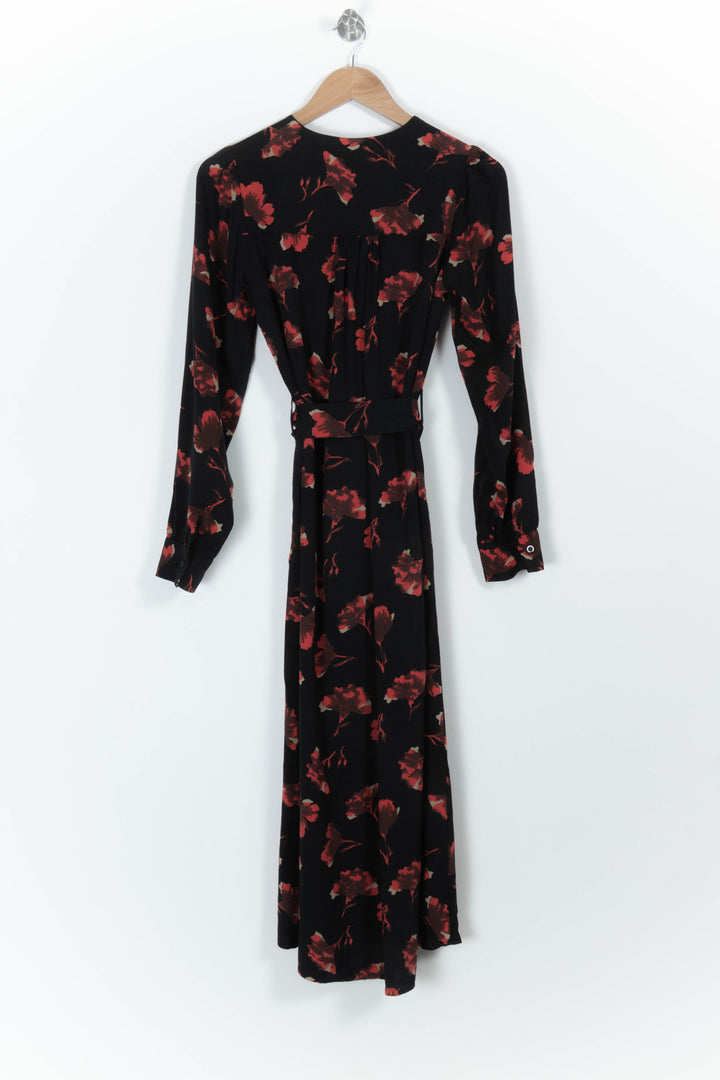 Robe Longue Noire et Rouge - Taille S/36 de la marque La Fée Maraboutée | PARAD99450 - Vendu par Paradigme - Image 4