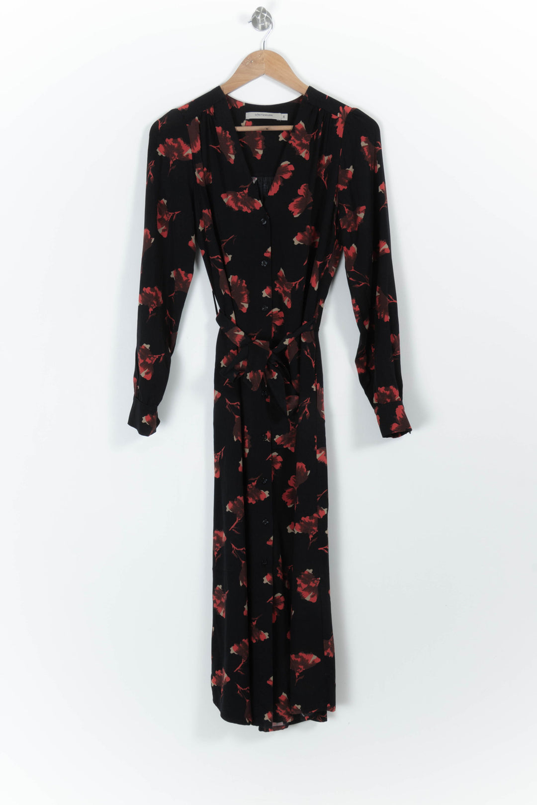 Robe Longue Noire et Rouge - Taille S/36 de la marque La Fée Maraboutée | PARAD99450 - Vendu par Paradigme - Image 2
