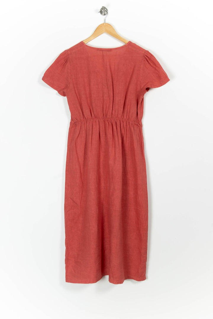 Robe Longue Rouge - Taille L/40 de la marque La Fée Maraboutée | PARAD99451 - Vendu par Paradigme - Image 4