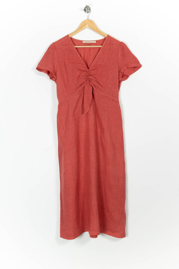Robe Longue Rouge - Taille L/40 de la marque La Fée Maraboutée | PARAD99451 - Vendu par Paradigme - Image 2