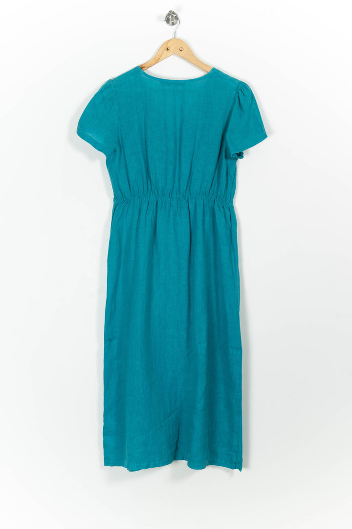 Robe Midi Bleue - Taille L/40 de la marque La Fée Maraboutée | PARAD99452 - Vendu par Paradigme - Image 4