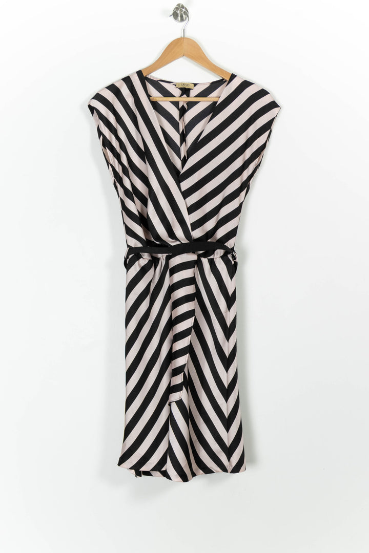 Robe Midi Noire et Blanche - Taille M/38 de la marque Liu Jo | PARAD99453 - Vendu par Paradigme - Image 2