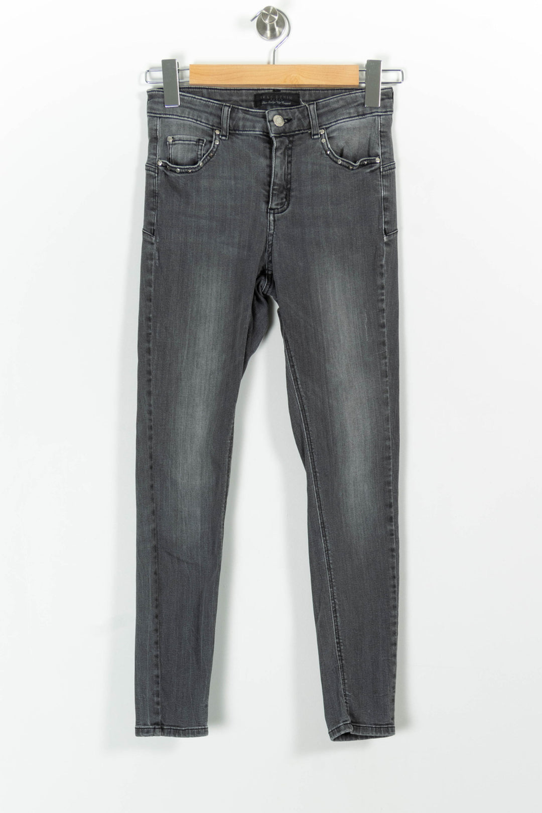 Jean Gris - Taille XS/34 de la marque IKKS | PARAD99454 - Vendu par Paradigme - Image 2