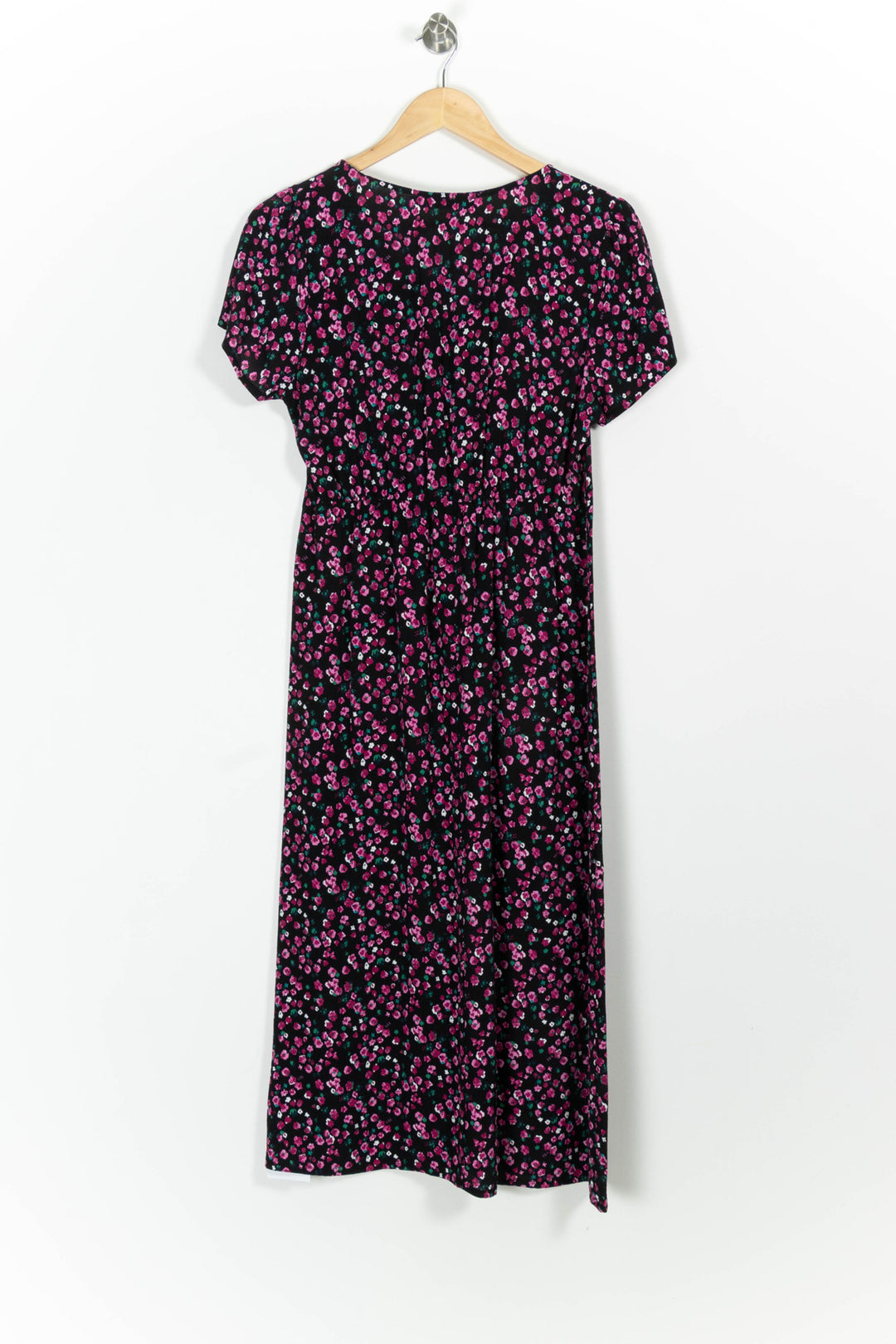 Robe Longue Noire et Rose - Taille L/40 de la marque La Fée Maraboutée | PARAD99457 - Vendu par Paradigme - Image 4