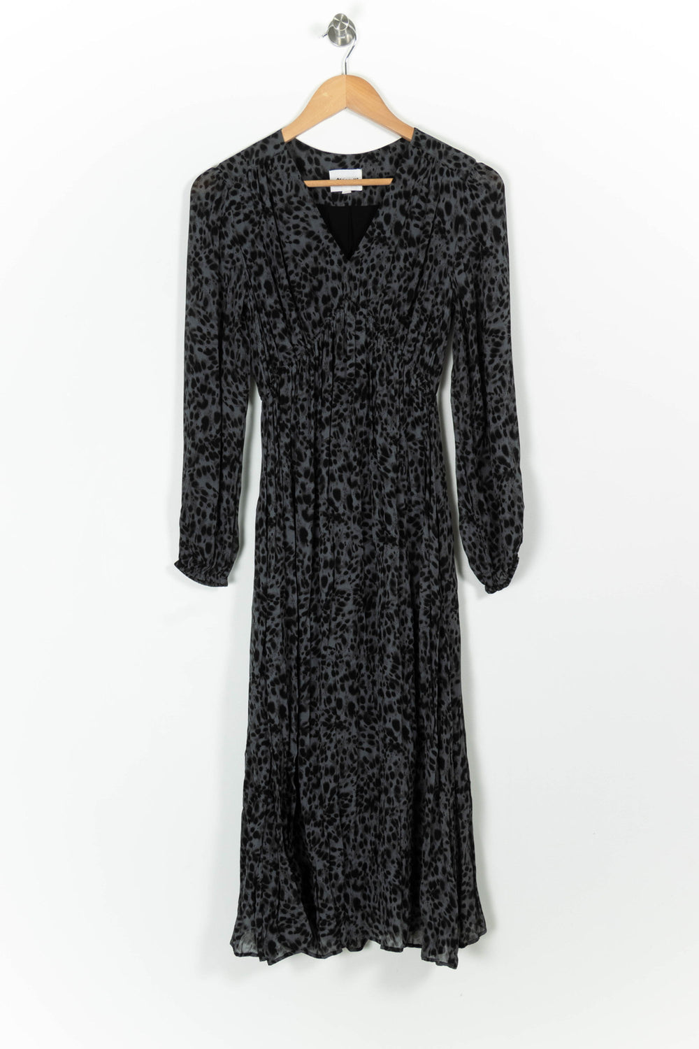 Robe Longue Noire et Grise - Taille S/36 de la marque Maison 123 | PARAD99458 - Vendu par Paradigme - Image 2