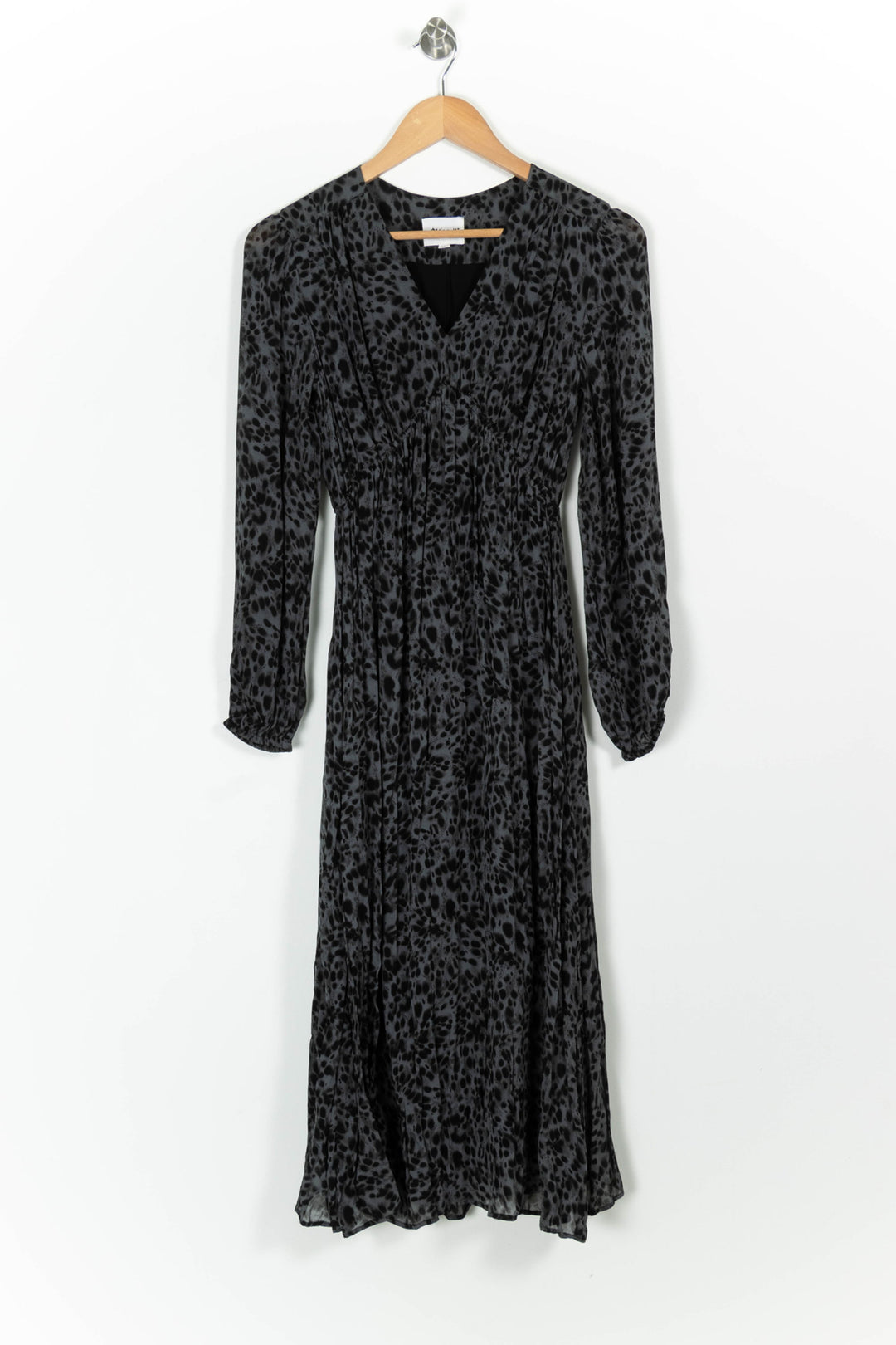 Robe Longue Noire et Grise - Taille S/36 de la marque Maison 123 | PARAD99458 - Vendu par Paradigme - Image 2