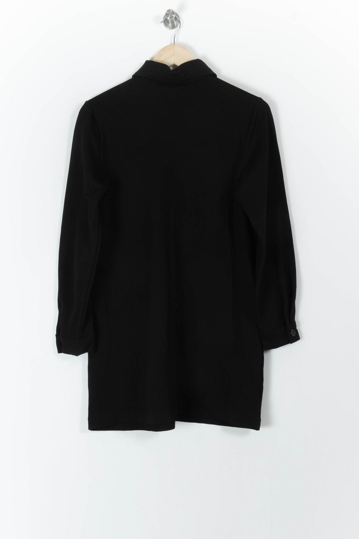 Robe Chemise Noire - Taille M/38 de la marque La Fée Maraboutée | PARAD99460 - Vendu par Paradigme - Image 4