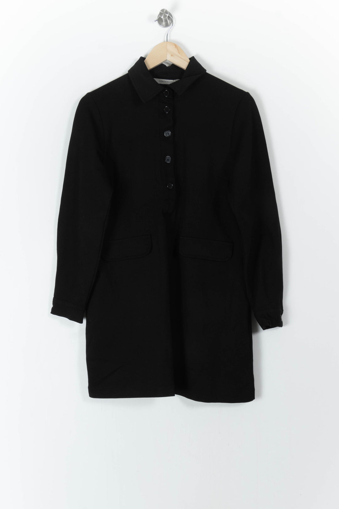 Robe Chemise Noire - Taille M/38 de la marque La Fée Maraboutée | PARAD99460 - Vendu par Paradigme - Image 2