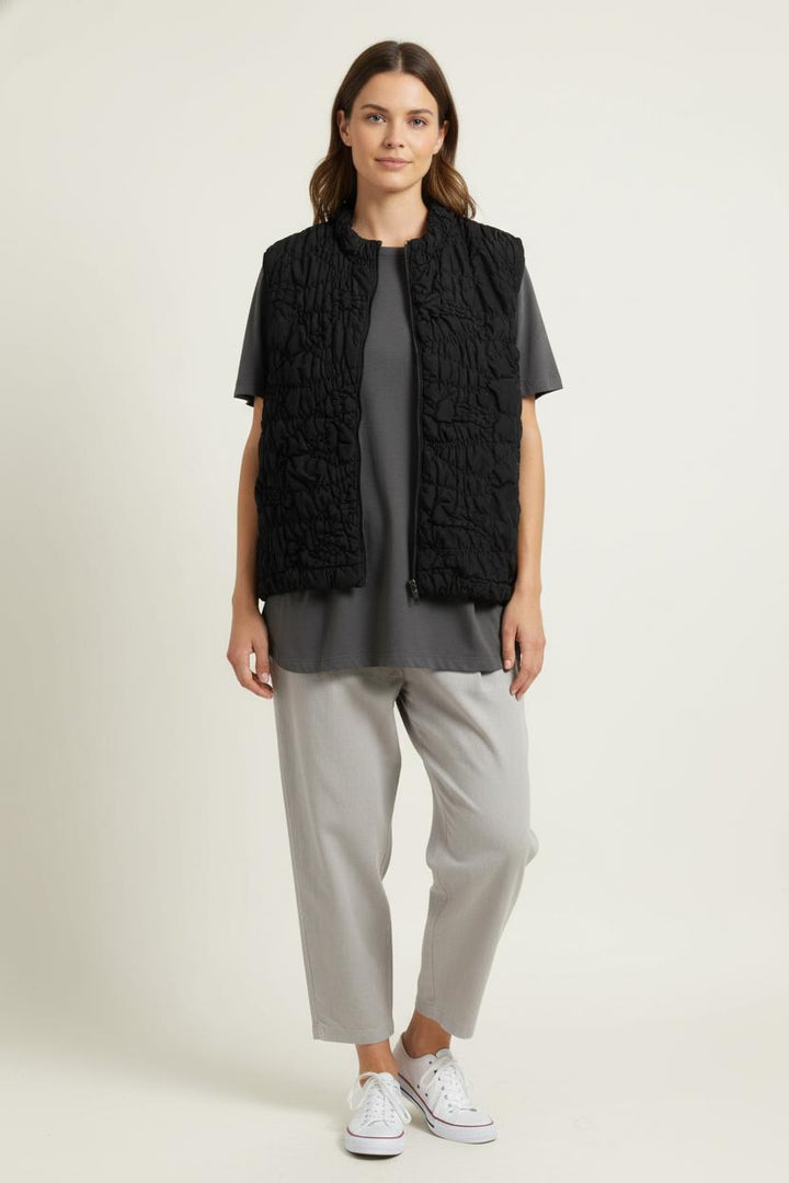 Gilet Noir - Taille S/36 de la marque La Fée Maraboutée | PARAD99461 - Vendu par Paradigme - Image 1