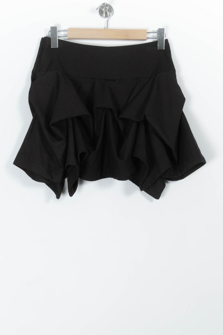 Jupe Volantée Marron - Taille M/38 de la marque La Fée Maraboutée | PARAD99463 - Vendu par Paradigme - Image 4