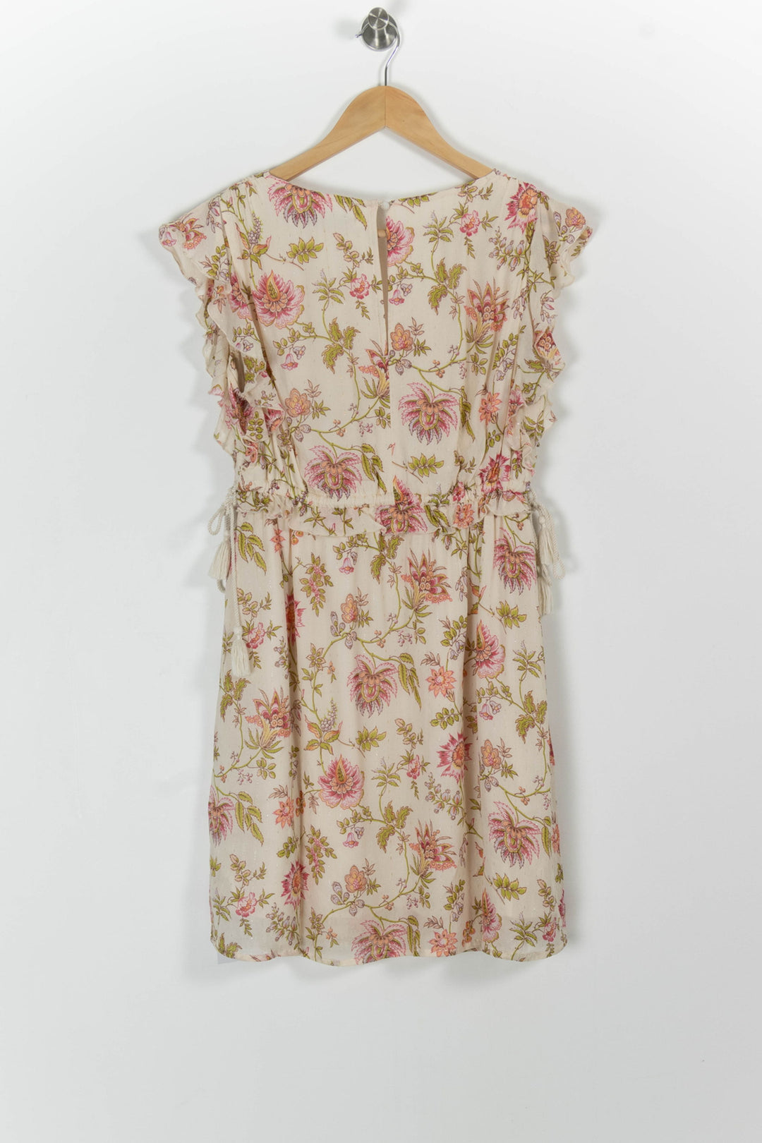 Robe Écrue et Rose - Taille M/38 de la marque La Fée Maraboutée | PARAD99464 - Vendu par Paradigme - Image 4