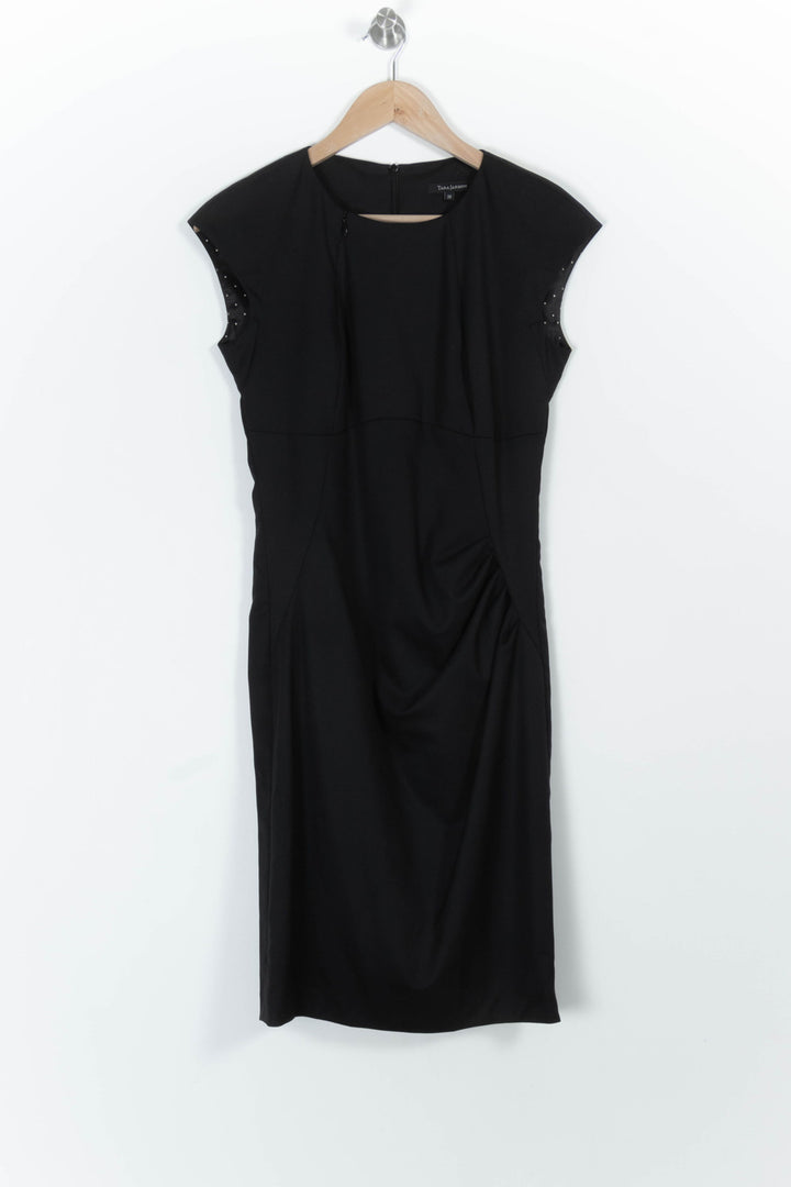 Robe Droite Noire - Taille M/38 de la marque Tara Jarmon | PARAD99467 - Vendu par Paradigme - Image 2