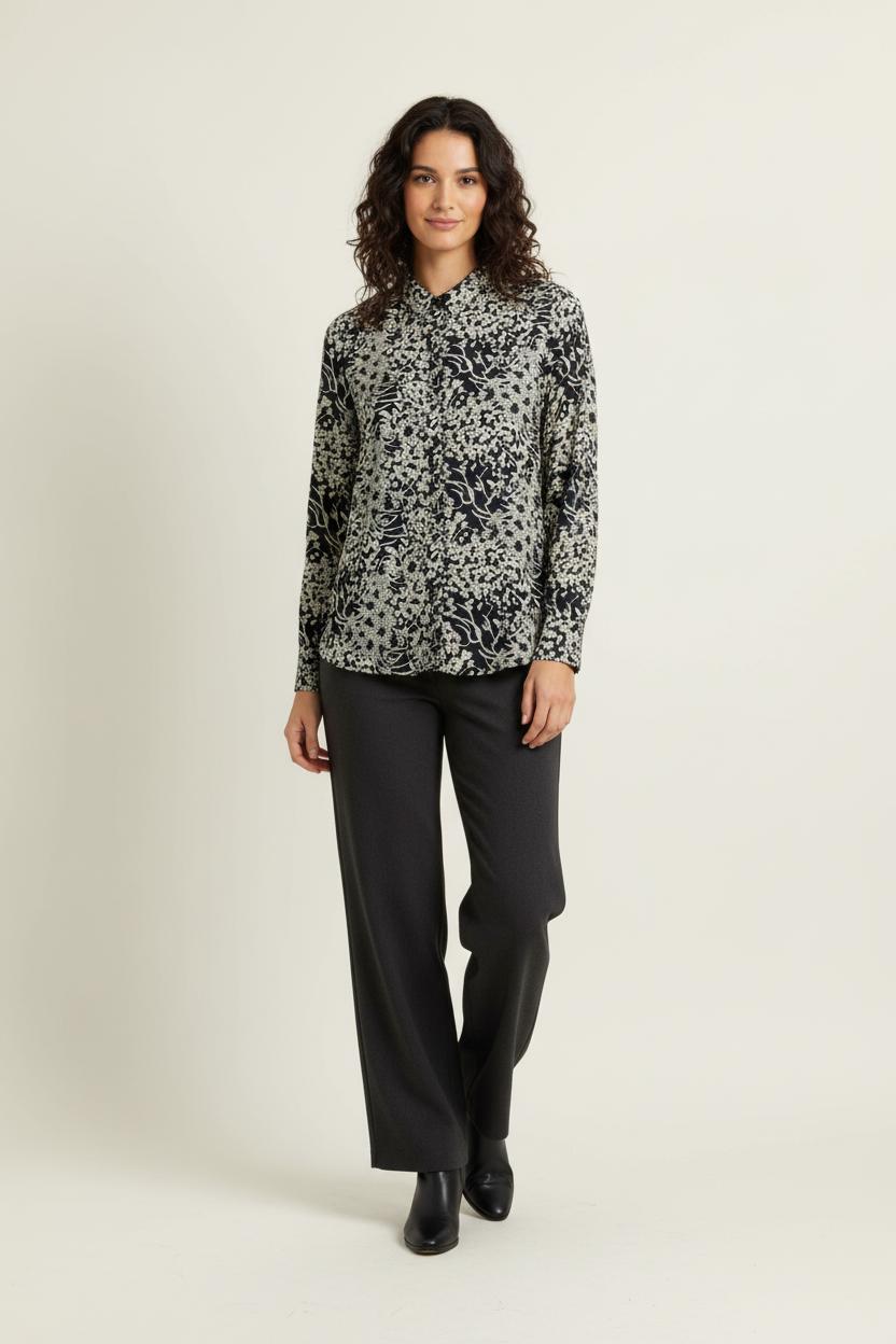 Chemise Fleurie Bleue et Blanche - Taille S/36 de la marque ba&sh | PARAD99468 - Vendu par Paradigme - Image 1