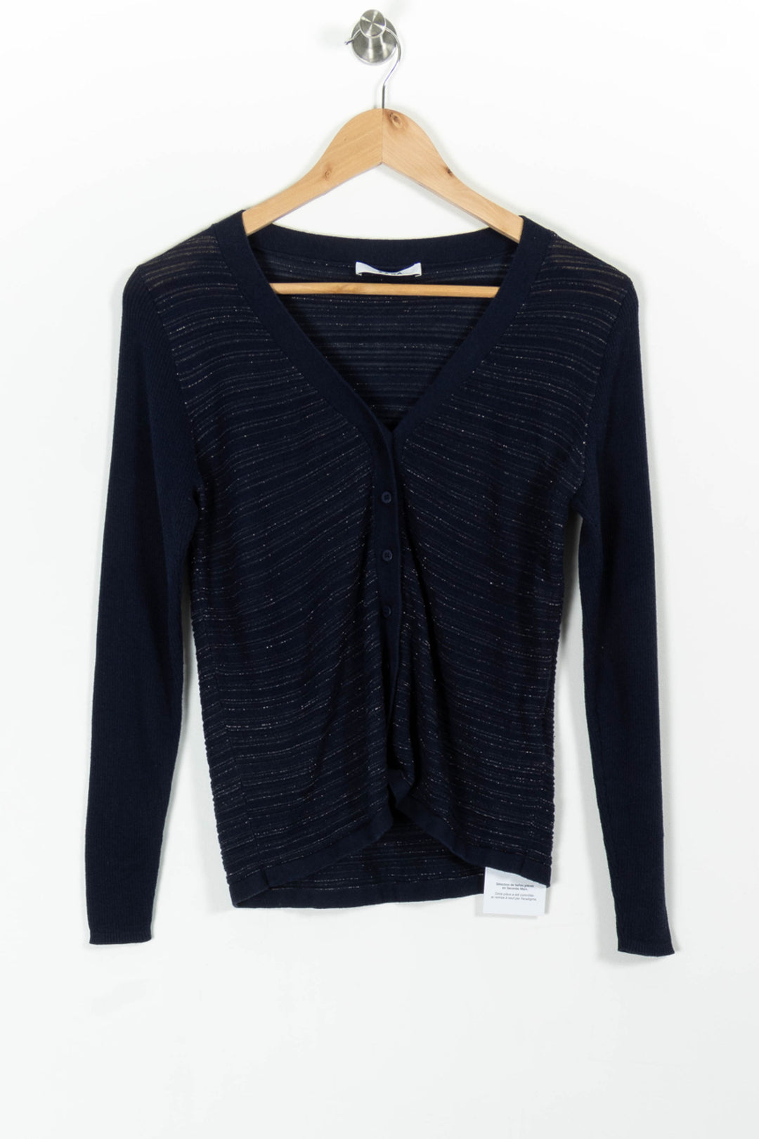 Cardigan Bleu - Taille M/38 de la marque ZAPA | PARAD99469 - Vendu par Paradigme - Image 2