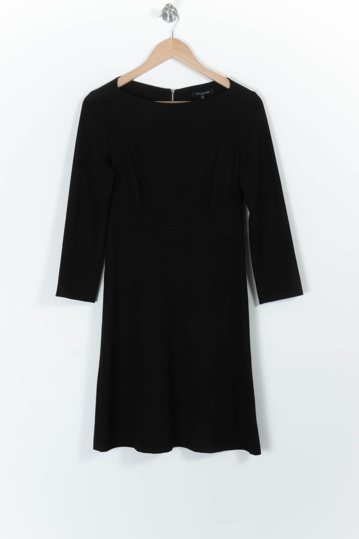 Robe Manches Longues Noire - Taille M/38 de la marque Tara Jarmon | PARAD99473 - Vendu par Paradigme - Image 2