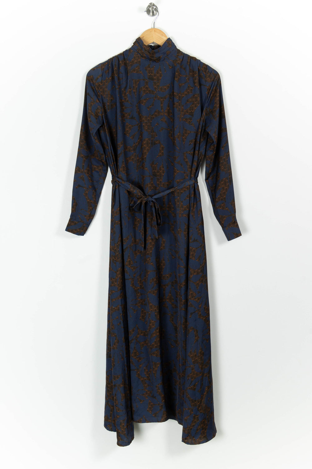 Robe longue bleue et marron - Taille XS/34 de la marque Modetrotter | PARAD99476 - Vendu par Paradigme - Image 2