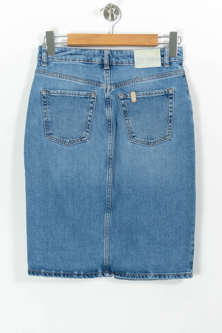 Jupe Crayon Bleu - Taille M/38 de la marque Liu Jo | PARAD99478 - Vendu par Paradigme - Image 4