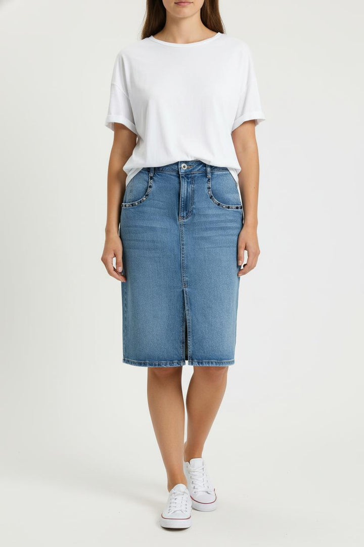 Jupe Crayon Bleu - Taille M/38 de la marque Liu Jo | PARAD99478 - Vendu par Paradigme - Image 1