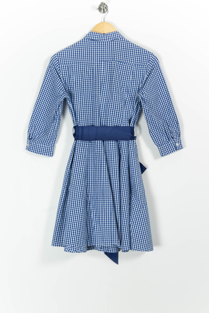 Robe Chemise Bleue et Blanche - Taille M/38 de la marque La Fée Maraboutée | PARAD99479 - Vendu par Paradigme - Image 4
