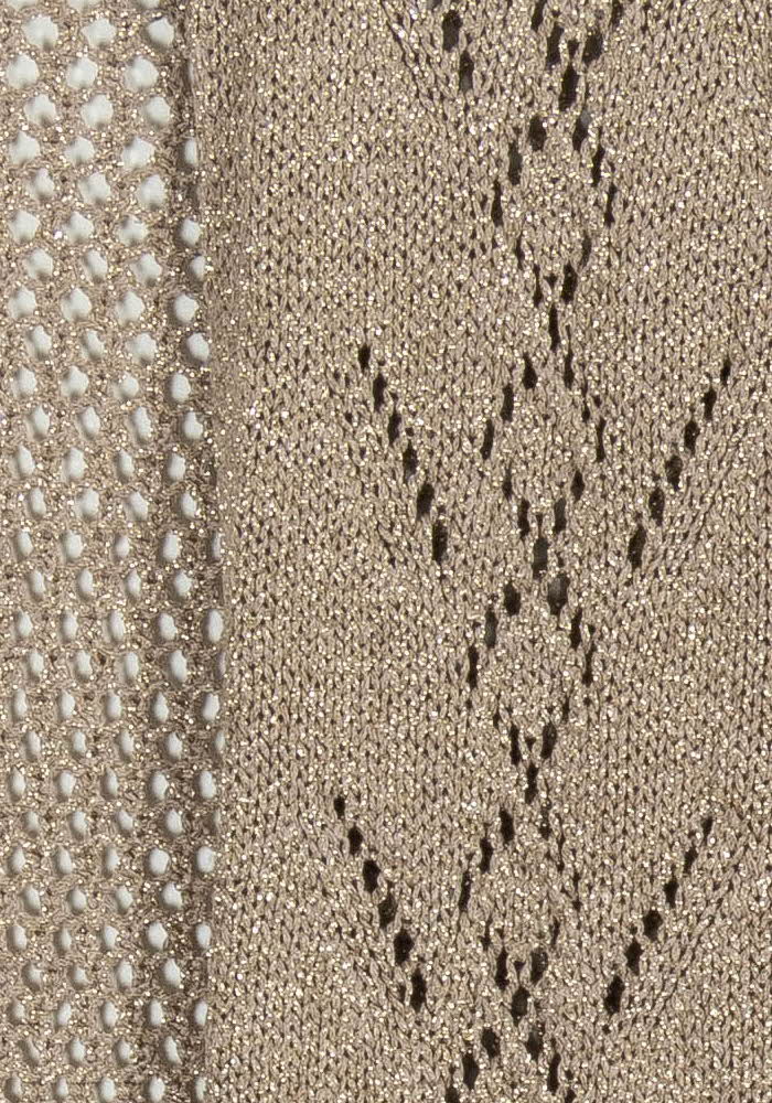 Gilet En Maille Doré - Taille M/38 de la marque Liu Jo | PARAD99484 - Vendu par Paradigme - Image 3