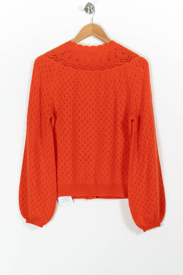 Cardigan Orange - Taille XS/34 de la marque Manoush | PARAD99485 - Vendu par Paradigme - Image 4