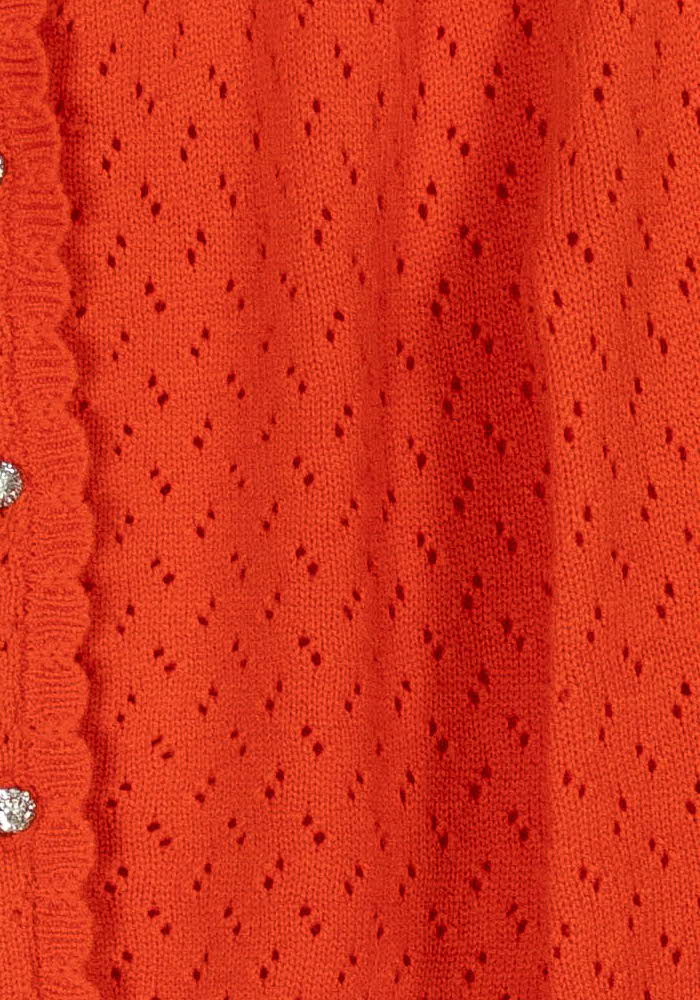Cardigan Orange - Taille XS/34 de la marque Manoush | PARAD99485 - Vendu par Paradigme - Image 3