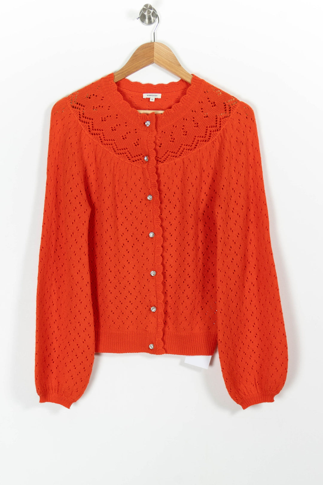 Cardigan Orange - Taille XS/34 de la marque Manoush | PARAD99485 - Vendu par Paradigme - Image 2