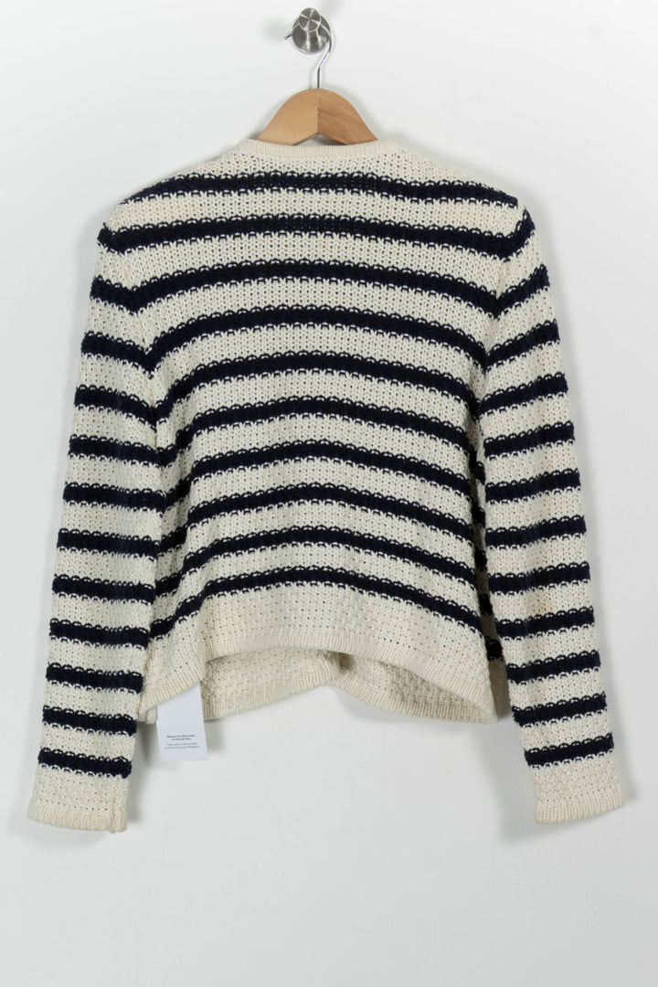 Veste Blanc et Noir - Taille S/36 de la marque Rosaé Paris | PARAD99488 - Vendu par Paradigme - Image 4