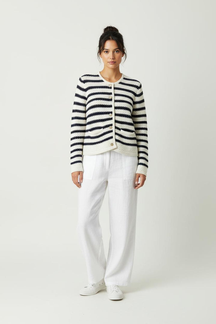 Veste Blanc et Noir - Taille S/36 de la marque Rosaé Paris | PARAD99488 - Vendu par Paradigme - Image 1